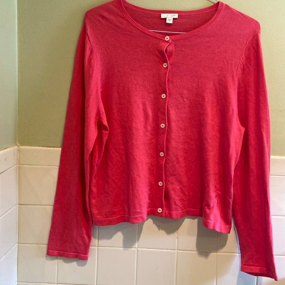J. Jill Sweaters - 🌺J.Jill Light Weight women Button Up Cardigan Sweater Size Large